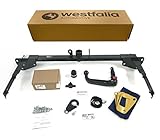 Westfalia Abnehmbare Anhängerkupplung für Opel Astra K Sports Tourer (ab BJ 03/2016) - im Set mit 13-poligem fahrzeugspezifischen Elektrosatz