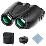 20x25 Kompaktes Fernglas für Erwachsene und Kinder, Fernglas Erwachsene mit hoher Vergrößerung Nachtsicht schlechten Lichtverhältnissen, ideal für Vogelbeobachtung, Outdoor-Sport, Reisen und Konzerte