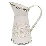 Soyizom Französisch Landhausstil Primitive Krug, Shabby Chic Rustikales Metall Flower Pitcher Vase für Hochzeit Home Decoration-Pitcher