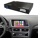 Road Top Wireless Carplay Android Auto für Audi A4 A5 S4 S5 RS4 RS5 Q5 2009-2015 mit MMI 3G Sistema, mit Carplay Retrofit Kit Decoder, Support Mirrorlink, Kamera