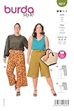 Burda Style Katalog-Schnittmuster Culottes mit Gummizug | Damen, Gr. 44-54 | Nählevel: Leicht #6017