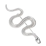 Holibanna Schlange Brosche Thriller Tier Metall Punk Brosche Pin Abzeichen Schmuck