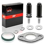 1PZ GD1-2M7 Premium Auspuff Dichtung Set für GY6 50cc 70cc 90cc 110cc 125cc 150cc GMB139 Motorroller ATV (Schwarz)