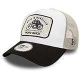 New Era A-Frame Trucker Cap Heritage Moto Guzzi Stone beige