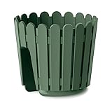 Emsa M5072100 Landhaus Geländertopf Lorbeergrün