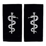 RescPol Schulterschlaufen Äskulap silber