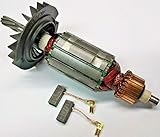 Motor Anker Rotor Läufer + 1 paar Kohlestifte für Bosch GBH 2-28,2-28 D,2-28 DV,2-28 DFV,2-28 F