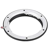 EBTOOLS Adapterring für LR-EOS Kamera, Adapterring für Leica R Objektiv aus Metall für Canon EOS EF Mount SLR Kamera