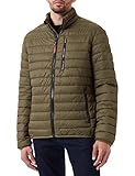 camel active Herren Leichte Steppjacke Ohne Kapuze Jacke, Braun, 54