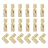 QUARKZMAN 18 Stück Unsichtbare Messingfass-Scharniere, 15x4mm Verdeckte Scharniere, Faltbare Stütz-Zylinderscharniere für DIY Schmuckkästchen Schranktür Fass-Scharniere