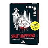 Moses. Black Stories Shit Happens - 50 Rätsel rund um Reale Missgeschicke, Krimi Kartenspiel mit Spielvariante und Punktechips, Rätselspiel für Jugendliche und Erwachsene