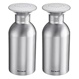 Westmark 2 Gastro-Salzstreuer Omega – praktische Gewürzstreuer für Gastronomie und Großküche, auch für Zucker geeignet, Salzdose mit Deckel – Edelstahl, 650 ml