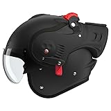 ROOF Helmet Boxer Alpha Mattschwarz Größe XL | | Helmen | Quick Release ratelsluiting | Kunststoff | geeignet für