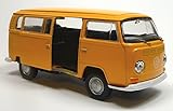 VW-Bus T2 Bulli (1972) 1:37 in gelb (Officially Licensed) mit Schiebetür