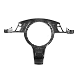 WEFOLCC Lenkrad Bezug Carbon-Textur-Innenverkleidung des Lenkradrahmens Schutzverkleidung Für P&orsche Für Cayenne 2011–2017 Für Panamera 2010–2016 Auto Lenkradbezug