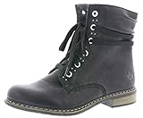 Rieker Damen 71218 Mode-Stiefel, schwarz, 40 EU
