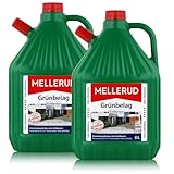 MELLERUD Grünbelag Entferner 2 x 5l zum Entfernen von Algen und Grünbelag
