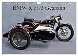 BMW R 51/3 Gespann (Wandkalender 2026 DIN A4 quer), CALVENDO Monatskalender: ein edles Gefährt (CALVENDO Mobilitaet)