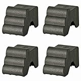 4er Set Füßchen f. Pfl.- Kübel. anthrazit