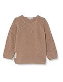 Noppies Unisex Baby U Cardigan Knit ls Pino Strickjacke, Taupe Melange-P757, 74