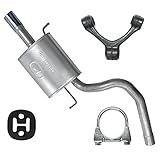 POLMOstrow Auspuff Endtopf für Audi A4 B6 2.0 Stufenheck, Kombi Avant 11.2000-12.2004