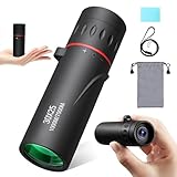 30X25 Monokulares Fernrohr Erwachsene Monoculars Mini Portable Wasserdicht Teleskop Zoom Monocular Teleskop für Erwachsene Vogelbeobachtung Reisen Jagd Konzert Sport im Freien