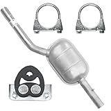 Ferroz Mitteltopf Auspuff Mittelschalldämpfer für Mercedes E E200 E220 E230 W210 2.0 2.0 D 2.2 D 2.3 2.5 D