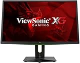 Viewsonic XG2703-GS 68,6 cm (27 Zoll) Gaming Monitor (WQHD, IPS-Panel, 4 ms, 165 Hz, G-Sync, geringer input Lag, Höhenverstellbar) Schwarz