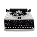 Vintage-Schreibmaschinenmodell, Retro-Schreibmaschinendekoration, Antikes Schreibmaschinen-Bauset, Tragbare Manuelle Requisiten, Heimdekorationsornament für Zuhause, Büro, Studio