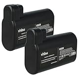 vhbw 2X Akku kompatibel mit Electrolux Pure i9, PI91, i9.2 Staubsauger Schwarz (3400 mAh, 7,2 V, Li-Ion)