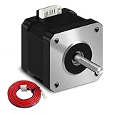 iMetrx NEMA 17 Schrittmotor 42x40mm Motor Extruder 1.5 A-3.8 V 2-Phasen 4-Draht 1.8 Grad, mit 1-Meter Kabel, für 3D Drucker Motor 1 Stück