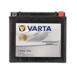 VARTA Motorradbatterie 18 Ah / 270 A Powersports Active AGM - lange Lebensdauer, vorgeladen, wartungsfrei, geeignet für Motorräder, Motorroller, Quads, Jetskis und Schneemobile, schwarz
