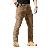 Cargohose Herren Stretch Wanderhose & Arbeitshosen Männer Outdoor Baggy Camouflage Hose Militär Taktische Hosen