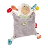 SIGIKID 39240 Schnuffeltuch Schaf Kuscheltuch Mädchen und Jungen Babyspielzeug empfohlen ab Geburt mehrfarbig