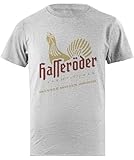 Hasseroder Baumwolle Herren T-Shirt Grau Herren