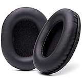 WC Wicked Cushions Ersatzohrpolster für Sony MDR 7506 | Weicheres Leder, luxuriöser Memory Foam, unübertroffene Haltbarkeit | Kompatibel mit MDR 7506 / MDR V6 / MDR CD900ST (Schwarz)