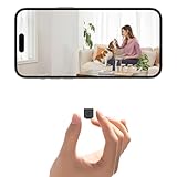 EKJANEPE Mini Kamera 4K HD WiFi Kamera Überwachung für den Innenbereich Mini-Überwachungskamera Live-Übertragung Smartphone-App mit Nachtsichtfunktion, Bewegungsmelder für Startseite Büro Sicherheit
