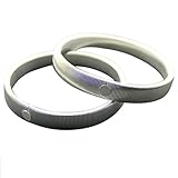 HENGSONG 2 Stück Damen Herren Hemd Ärmelhalter Sleeve Holders Anti Rutsch Armband Elastisch Bracelet für Langarm Shirt Bluse Kleidung Zubehör (Silber B)