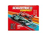 SCALEXTRIC - Compact Circuit - Komplette Rennstrecke - 2 Autos und 2 Fernbedienungen 1:43 (Formula Race to Win)