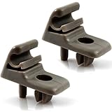 Easy Link 2x Sonnenblende Halter Bügel Halterung Clip Grau Kompatibel mit Fiat Punto Doblo Fiorino Panda 500 Brava Palio 713812631 735362747