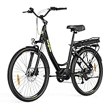 Eleglide C2 27,5 Zoll City E-Bike mit 70N.M Mittelmotor und 36V 13Ah Akku Pedelec Cityräder Elektrofahrrad, Max Geschwindigkeit 25km/h Max Reichweite 120km, Erwachsene Herren Damen Ebike
