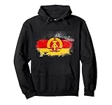 NVA DDR Flagge Emblem Für Einen Ossi Aus Ostdeutschland Pullover Hoodie