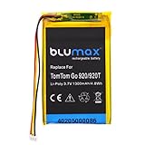Blumax AHL03713100 Li-Poly Akku (1300mAh) für Tomtom GO 920/920T/520/520T/720/720T