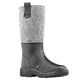 hochwertige warme Filzstiefel Artric aus echtem Wollfilz für Damen und Herren, rutschfeste und isolierende Thermo-Sohle, 43