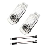 Krewua 2 Stück Viererpack Autotürlichter Auto Eingang Beleuchtung Zubehör Auto Tür Logo Projektor Lichter für A1/A3/A4/A5/A6/A7/A8/Q2/Q3/Q5/Q7/Q8/TT/R8, Licht Sehr schönes Geschenk