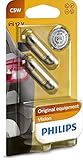 Philips 12844B2 Vision - Set 2 Lampadine per Luci Segnaletiche Auto C5W