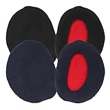 2 Paar Earbags Ohrenwärmer Mütze aus Fleece Earbags Ohrenwärmer Dame/Herre,Winter Ohrenwärme Bandlose Ohrenschützer Herbst/Winter Flaumig Ohrwärme Gefüttert Warme Ohrenschützer Schutz vor Wind/Kälte