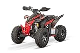NITRO MOTORS 250cc Maxi Quad Celavi RS10 4-Gang Manuell Platin Alu-Felge, Farbe:Rot