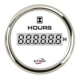 52mm Motor Generator Betriebsstundenzähler Spur 12V 24V Mit Hintergrundbeleuchtung Mehrere Hintergrundbeleuchtung