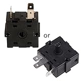 CYILPR Elektrische Heizung Schaltgetriebe Schalter 5 Pin 3 Pin Heizung Netzschalter Heizung Gang Einstellung Drehschalter Power